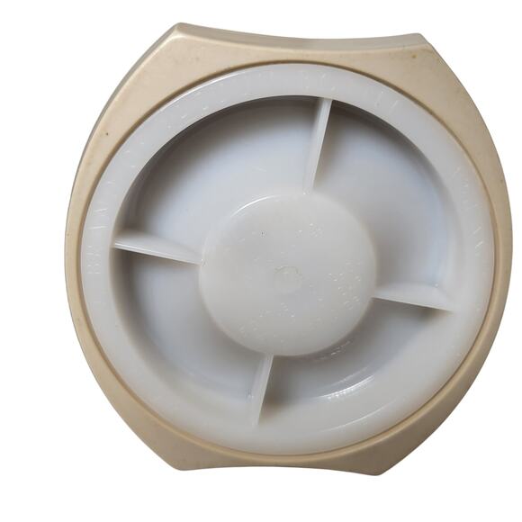 Vintage Thermos Brand 2404 Quart-Size Vacuum Flask Beige w/ Cups & Lid - Picture 12 of 13